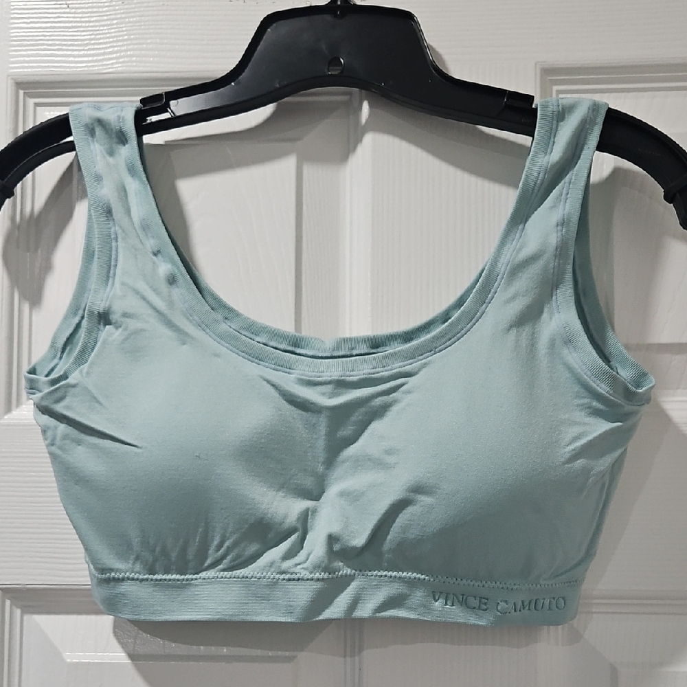 Vince Camuto Mint Green Seamless Scoop Sports Bra